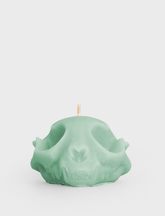 Cat Skull Candle